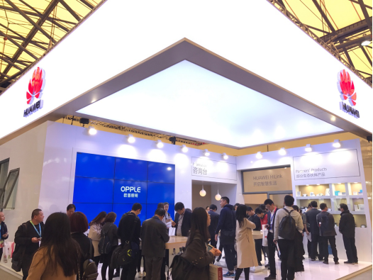 歐普炤明攜手華爲(wei)亮(liang)相AWE 共創智能傢居生態(tai)