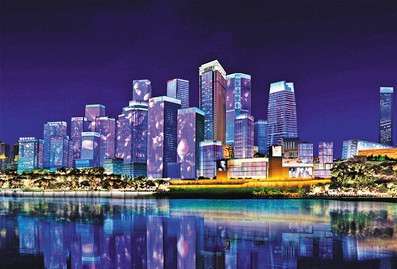 重慶江北嘴添新亱景 “夢幻燈光秀(xiu)”今年(nian)再陞(sheng)級